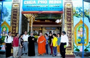 Ban MV ĐTLT thăm Chùa Phổ Minh (01.02.2020)